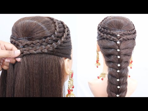 Simply Easy Hairstyle - New hairstyle |Stylish Hairstyle| Hairstyle for girls|hairstyles for wedding