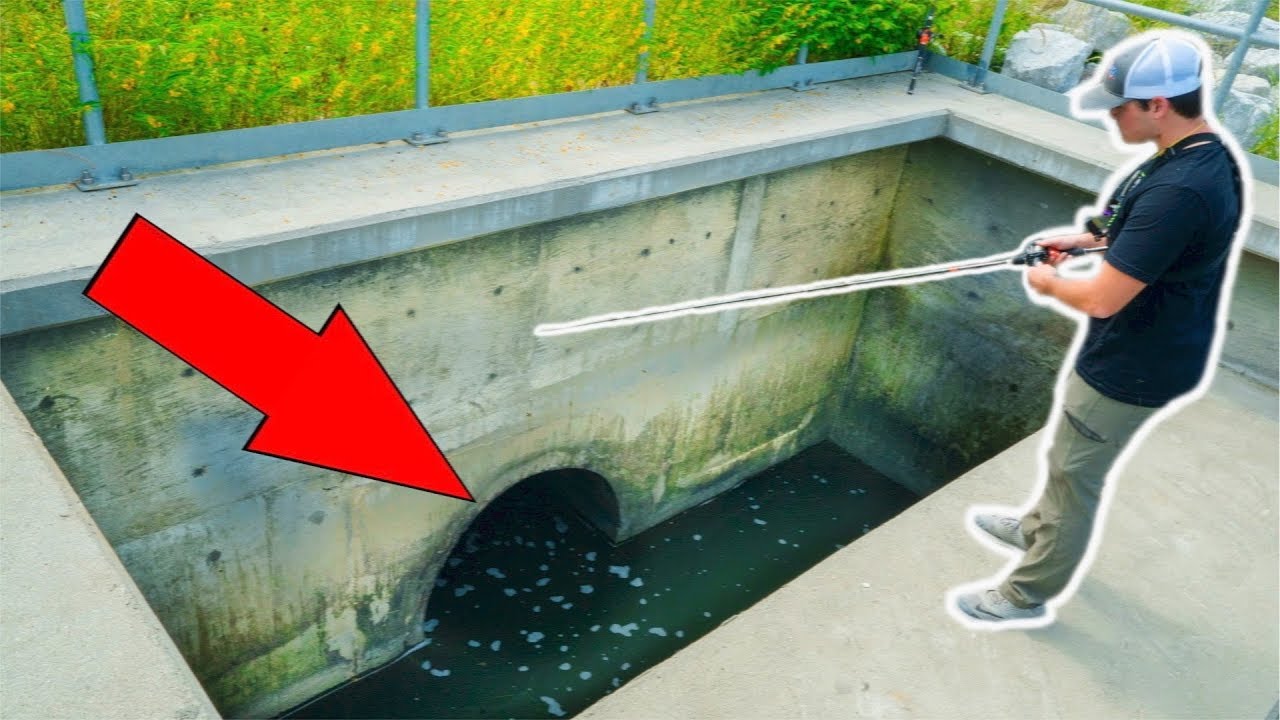 Fishing HIDDEN Storm Drains (Surprise Catch)