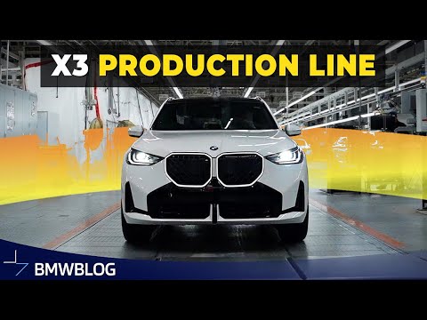 2025 BMW X3 Production Process - Factory line