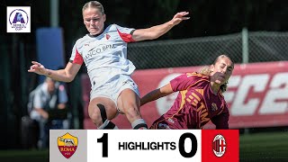 Rossonere sconfitte di misura | Roma 1-0 AC Milan | Women's Cup | Highlights 25-26