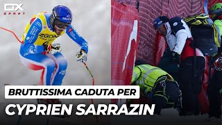 Bruttissima caduta per Cyprien Sarrazin a Bormio | DH Training | 2025 🇮🇹