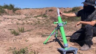 zvc 3d printed mortar fire （Creality Ender-3 V3 Plus x Jackery 1000 Plus）