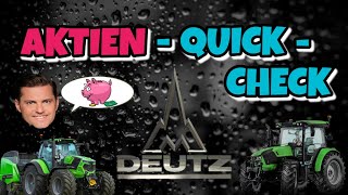 | DEUTZ-AKTIE | 🚜🇩🇪⚙️ #deutz #aktiencheck | KAUFCHANCE? | Deine 5 Minuten Aktienwissen |#gutestun