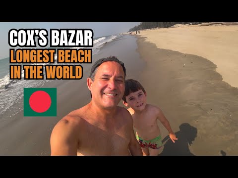 We Visited The WORLDS LONGEST BEACH At COX'S BAZAR 🇧🇩 বাংলাদেশে বিদেশিরা