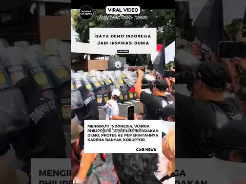Indonesia Jadi Pusat Inspirasi Demo‼️ #reaksibule #shorts #viralvideo