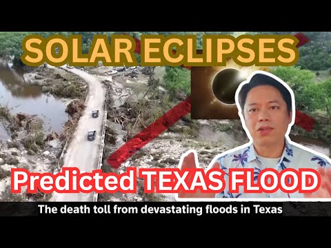 TEXAS FLOOD & Blue Rain Predicted by AMERICAN SOLAR ECLIPSES | Where WIll Be SAFE in the END Times?