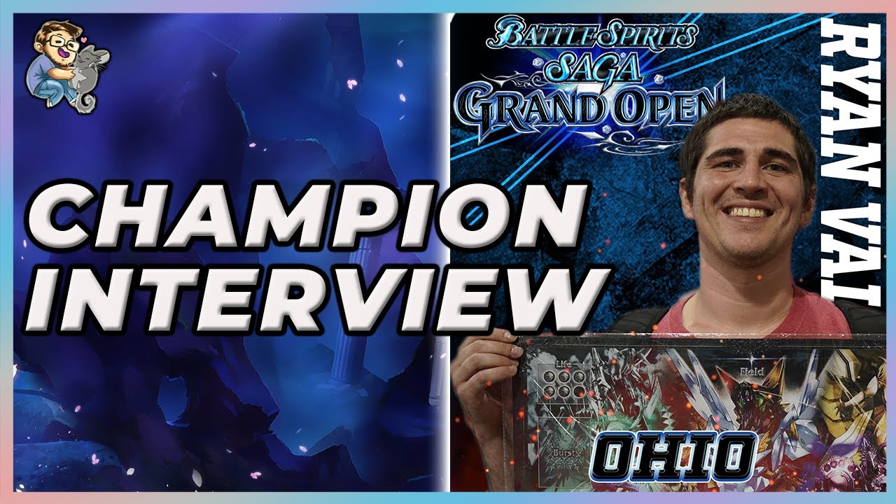 Ohio Grand Open Winner Interview! | Ryan Valentino's Gigano Rex | Battle Spirits Saga | BSS01 + TP01