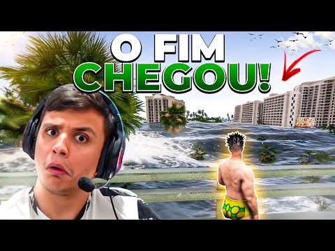 FIM DO CAPITAL! O TSUNAMI DESTRUIU TUDO!๐จ GTA RP (Modder clips)