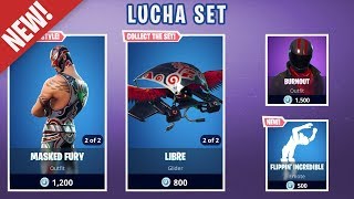 NEW! LUCHA SET - FORTNITE ITEM SHOP - JULY 21 2018
