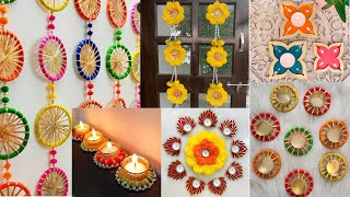 DIY - 5 DIWALI DECOR IDEAS || EASY & QUICK DIWALI DECORATION IDEAS AT HOME || DIWALI DECOR 2024