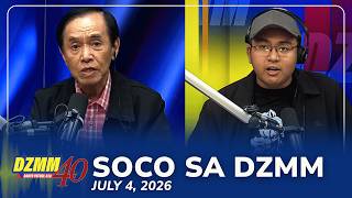 SOCO sa DZMM | DZMM Teleradyo (04 July 2026)