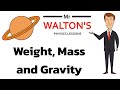 Understanding Weight and Mass Concepts