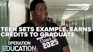 South Bend teen works hard to graduate high school after being short on credit hours
