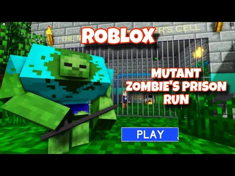 MUTANT ZOMBIE'S PRISON RUN#roblox #scarryobby