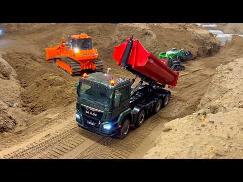 BIGGEST RC Demolition with RC Trucks and RC Machines ever!! Part 1