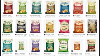 trying every flavor of Miss Vickie's Potato Chips