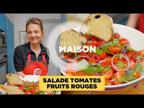 Salade de tomates aux fruits rouges