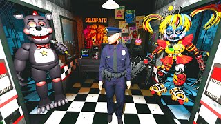АНИМАТРОНИКИ ПУГАЮТ ОХРАННИКА FNAF COOP ► Garry's Mod