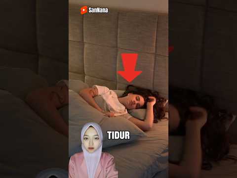 Tidur dengan Lampu Menyala bisa Sakit Kepala 😱 #shorts