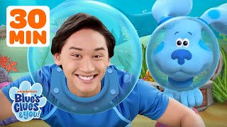 Underwater Games & Skidoos w/ Blue! 🐠 | 30 Minute Compilation | Blue's Clues & You!