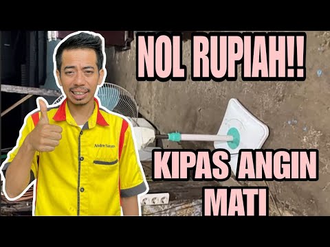 Nol rupiah kipas angin mati