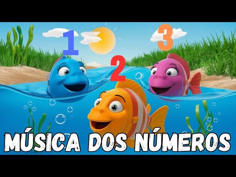 Aprendendo a Contar de 1 a 10: Canção Educativa para Crianças - Música dos Números