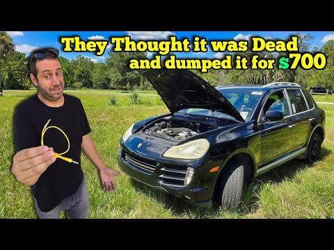 I Bought a Dead Porsche SUV for $700 and Fixed it with a Wire