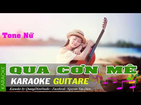 Qua cơn mê – Karaoke Guitar Tone nữ Nhạc cho Phòng Trà | Quán Cafe | Guitar NVD