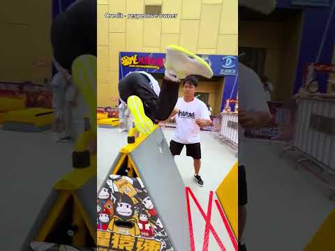 The boy won the game by outdoing the other boys