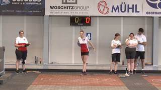 Stocksport EM Jugend 2026, HF Ziel U19w, Nina Stelzer AUT : Saskia Beikircher ITA