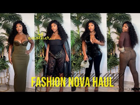 Fashion Nova Fall Try-On  Haul