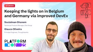 Keeping the lights on in Belgium and Germany via improved DevEx