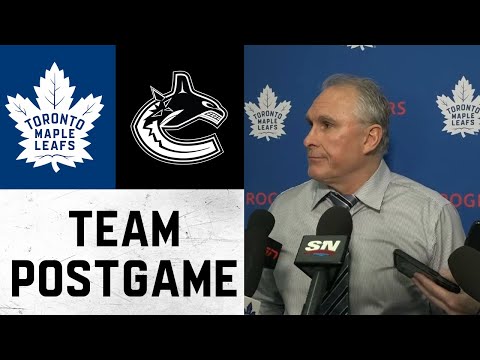 Maple Leafs Media Availability | Postgame at Vancouver Canucks | February 08, 2025