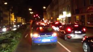 Autokorso in Osnabrück; Deutschland ist endlich wieder Weltmeister
