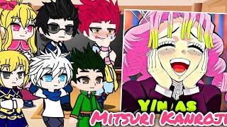HunterXHunter React To Y/n as Mitsuri Kanroji 🩷💚 HUNTER X HUNTER REACT TO F!Y/N AS MITSURI KANROJI