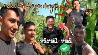 Viral vai makai bari daryam daryam vai le bbl ramailo garo🌽🥰🥰🥰🤣 @thapavlog