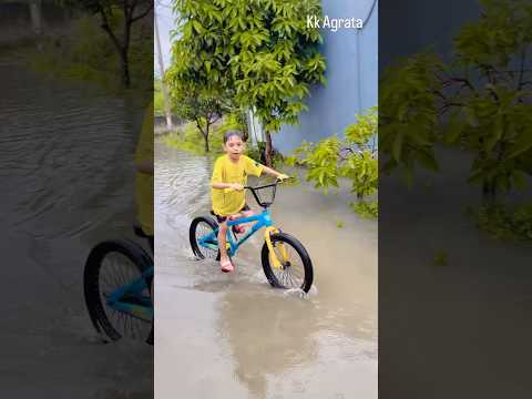 Agra banjir banjir naik sepeda ⁉️ 🐇❤️😱🌈✅️🚀