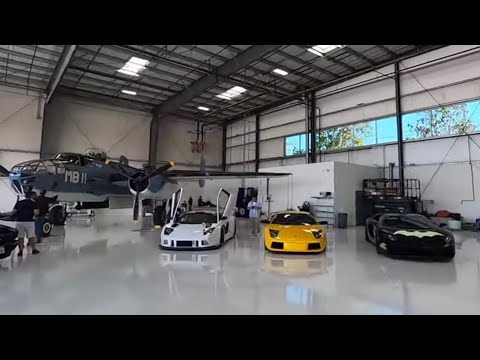 100+ SUPERCARS IN A HANGAR WITH PRIVATE JETS!!
