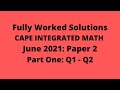 Mathematical Concepts and Problem Solving