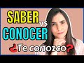 Saber vs Conocer: Key Differences in Spanish