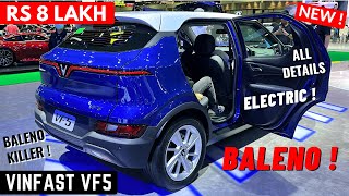 2025 Vinfast VF5 Premium Hatchback - Rs 8 Lakh Hatchback | Features, Range, Interiors | Baleno Rival