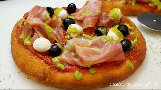 ¡Así se hace la pizza frita más fácil y deliciosa!