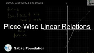 Piece-Wise Linear Relations