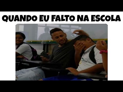 3 HORAS!! MEMES EM IMAGENS ENGRAÇADOS - Quando eu falto na escola