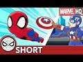 Spider-Man and Captain America Encounter