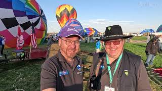 Balloon Fiesta 2024 Day Two of Flying With FireFly Hot Air Balloon.