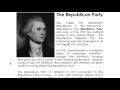 Jefferson's Republican Party Beliefs
