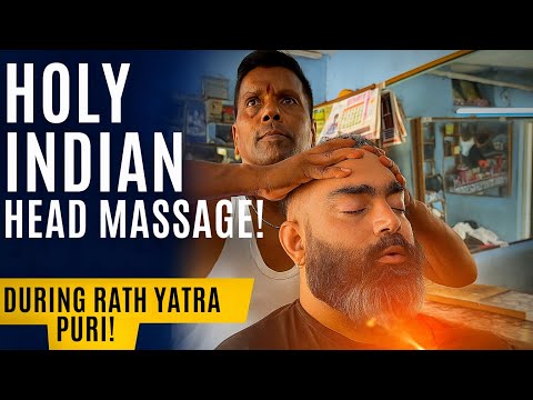 Unbelievable Indian Head Massage Experience During Rath Yatra “ASMR Best Massage Ever”