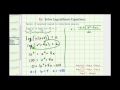 Logarithmic and Quadratic Concepts