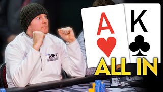 ALL IN With a Flopped STRAIGHT & FLUSH at WPT Final Table